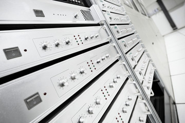 Control room of the modern office