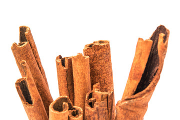 Cinnamon  isolated on white background