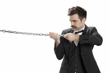 chain pulling executive