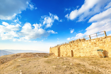 Fototapeta na wymiar Zamek w Al-Kera Kera, Jordania.