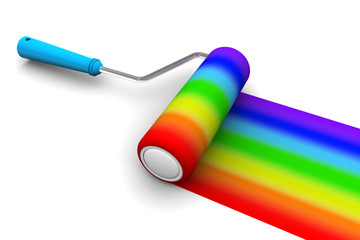 Rainbow Roller Brush