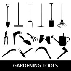 gardening tools icons eps10 - 62392787