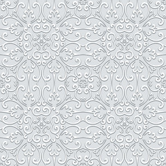 Abstract grey seamless pattern