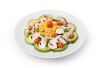 Veggies Salad with Avocado