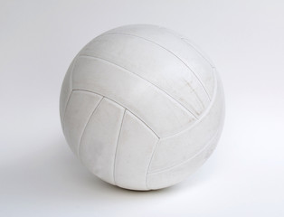 Volley ball on white background