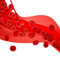 Vector Illustration of an Abstract Blood Background