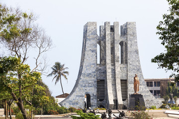 Fototapeta premium Nkrumah Memorial Park, Accra, Ghana