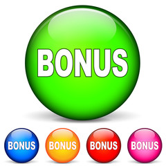 Vector bonus shiny icons
