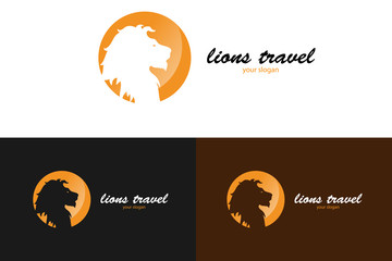 Löwe Lion Logo Visitenkarte