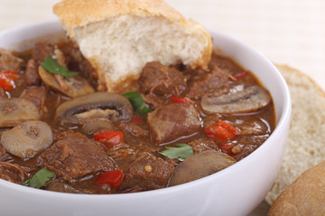 Beef Soup Closeup