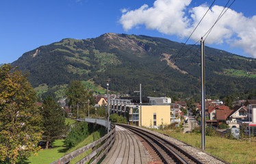 Cog railway to Mt Rigi, Switzerland