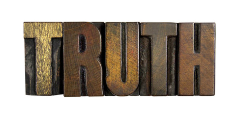 Truth Isolated on White