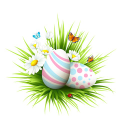 Easter vector background