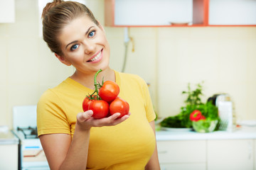 Woman in kitchen