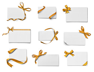 ribbon bow card note chirstmas celebration greeting