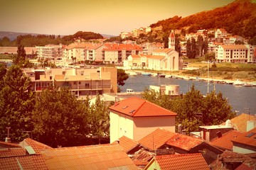 Omis, Croatia - cross processed color tone