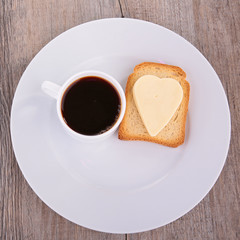 coffee and toast