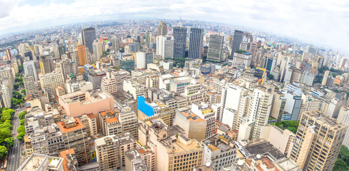Fototapeta na wymiar Panorama z Sao Paulo, Brazylia