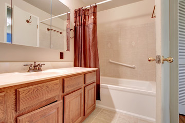 Light pink bathroom