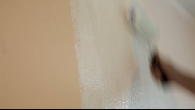 painting a wall