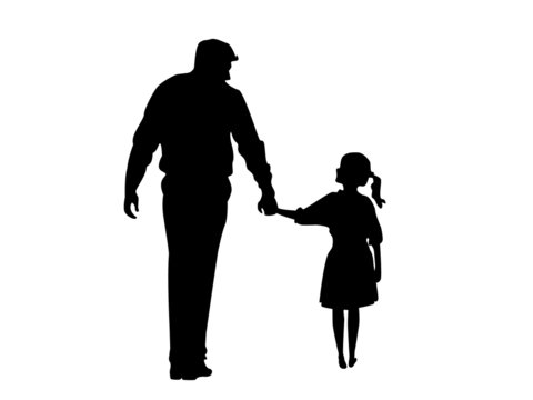 Papa und Tochter Icon