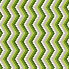 Zigzag green seamless pattern