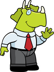 Dinosaur Businessman