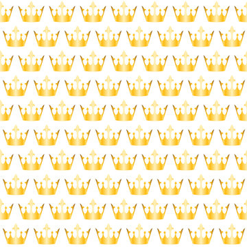 golden crowns pattern