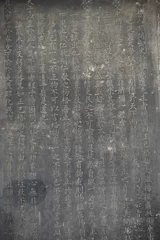 Zelfklevend Fotobehang stone tablet forest in xian, china © lzf