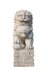 Fototapeta na wymiar Chinese style lion statue