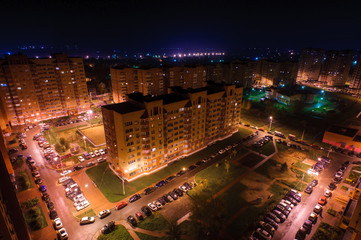 Obraz premium night town