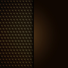 metallic background with panel