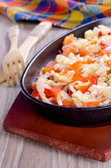 steamed vegetables