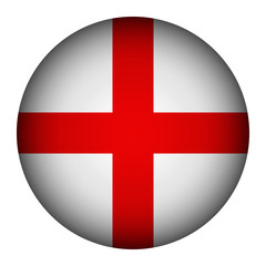 Obraz premium England flag button.