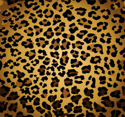 Fototapeta na wymiar Abstract background with seamless leopard print