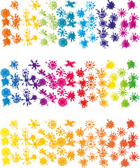 Farbkleckse, Tropfen, Fleck, Vektor