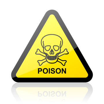 poison warning sign