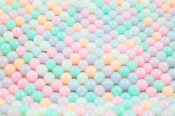 Colorful glass beads background, Close up