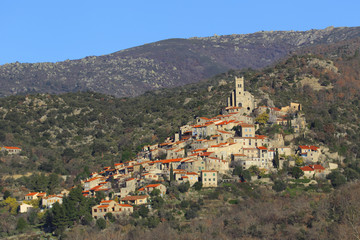 Fototapeta na wymiar Eus - Pyrénées-Orientales, France