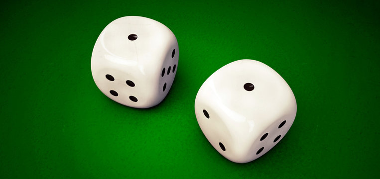 white dices