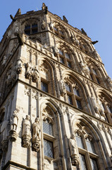 Fototapeta premium Turm des historischen Rathauses