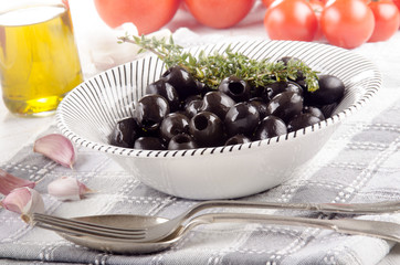 black olive in a bowl