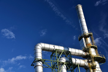 Rohrleitungen Raffinerie // chemical industry