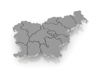 Map of Slovenia