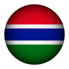 Gambia flag button.