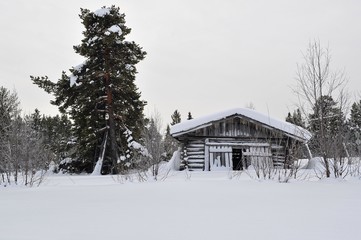 Holzhütte