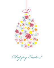 Happy Easter! Spring card.