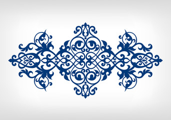 Vector vintage ornament calligraphy frame pattern