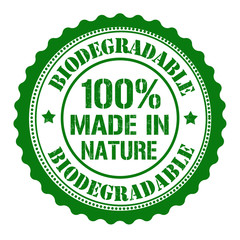 Biodegradable stamp