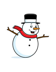 Snowman Smiling